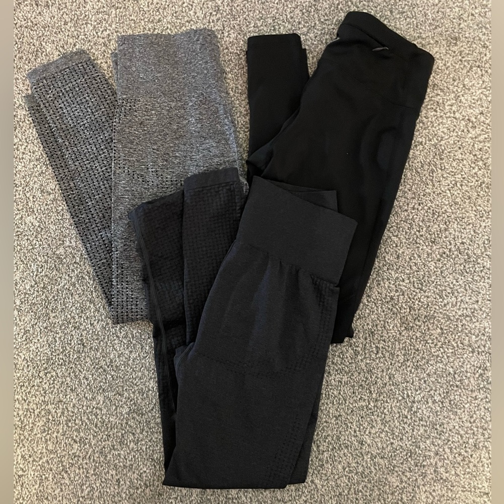 set of 3 pairs of workout pants